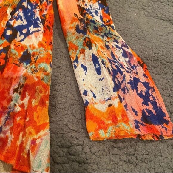 Life Style Tie Dye Kimono Size 1X - Picture 8 of 10
